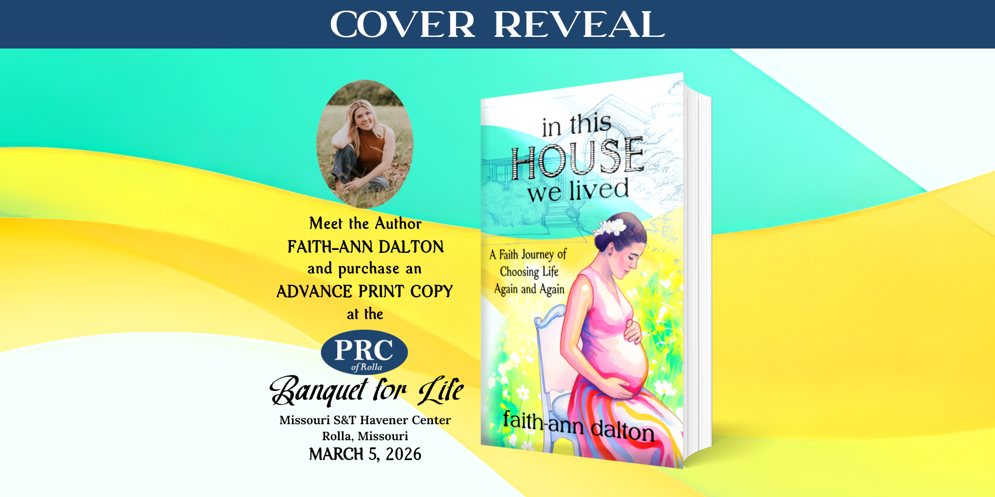 “IN THIS HOUSE WE LIVED” COVER REVEALED, AUTHOR TO APPEAR AT BANQUET FOR LIFE 2026